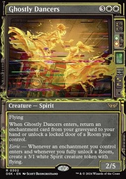 Ghostly Dancers - Duskmourn: House of Horror: Extras (Rare) [302]