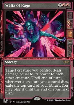 Waltz of Rage - Duskmourn: House of Horror: Extras (Rare) [318]