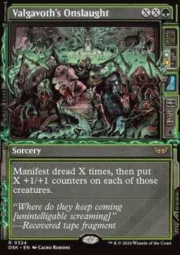 Valgavoth's Onslaught - Duskmourn: House of Horror: Extras (Rare) [324]