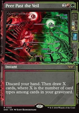 Peer Past the Veil - Duskmourn: House of Horror: Extras (Rare) [325]