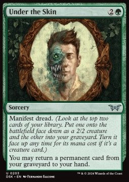 Under the Skin - Duskmourn: House of Horror (Uncommon) [203]