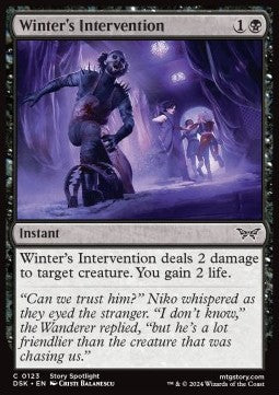 Winter's Intervention - Duskmourn: House of Horror (Common) [123]
