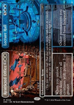 Restricted Office // Lecture Hall - Duskmourn: House of Horror: Extras (Rare) [342]