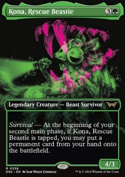 Kona, Rescue Beastie (V.2) - Duskmourn: House of Horror: Extras (Rare) [XDSK-358]