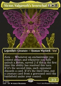 Victor, Valgavoth's Seneschal - Duskmourn: House of Horror: Extras (Rare) [364]