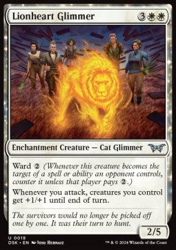 Lionheart Glimmer - Duskmourn: House of Horror (Uncommon) [19]