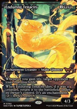 Enduring Tenacity (V.2) - Duskmourn: House of Horror: Extras (Mythic) [390]