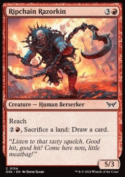 Ripchain Razorkin - Duskmourn: House of Horror (Common) [154]