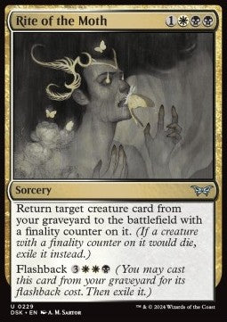 Rite of the Moth - Duskmourn: House of Horror (Uncommon) [229]