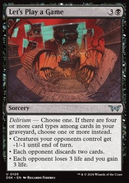 Let's Play a Game - Duskmourn: House of Horror (Uncommon) [105]