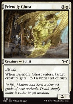 Friendly Ghost - Duskmourn: House of Horror (Common) [12]