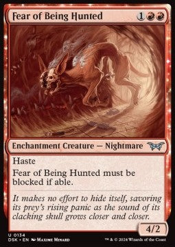 Fear of Being Hunted - Duskmourn: House of Horror (Uncommon) [134]