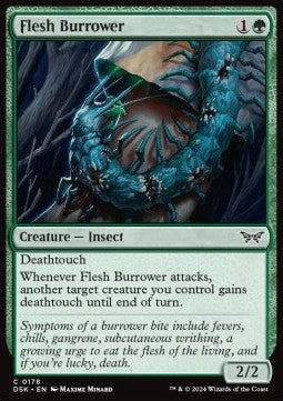 Flesh Burrower - Duskmourn: House of Horror (Common) [178]