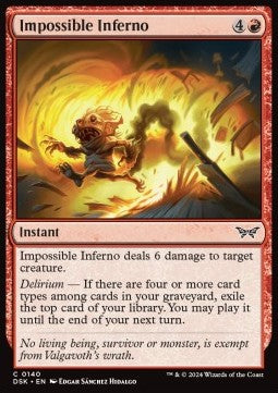 Impossible Inferno - Duskmourn: House of Horror (Common) [140]