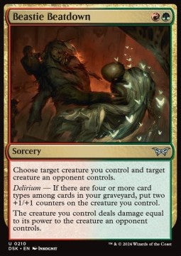 Beastie Beatdown - Duskmourn: House of Horror (Uncommon) [210]