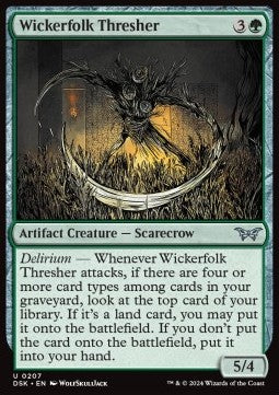 Wickerfolk Thresher - Duskmourn: House of Horror (Uncommon) [207]