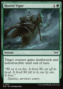 Horrid Vigor - Duskmourn: House of Horror (Common) [184]