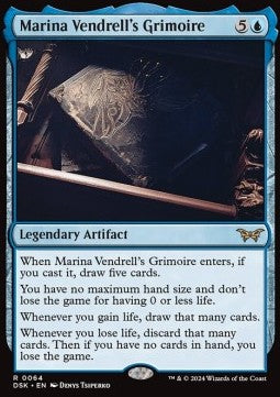 Marina Vendrell's Grimoire - Duskmourn: House of Horror (Rare) [64]