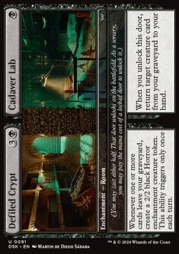 Defiled Crypt // Cadaver Lab - Duskmourn: House of Horror (Uncommon) [91]