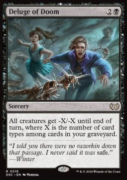 Deluge of Doom - Commander: Duskmourn: House of Horror (Rare) [18]