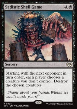 Sadistic Shell Game - Commander: Duskmourn: House of Horror (Rare) [24]