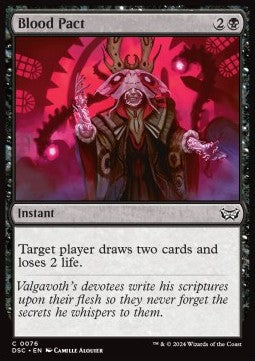 Blood Pact - Commander: Duskmourn: House of Horror (Common) [76]