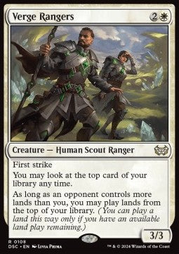 Verge Rangers - Commander: Duskmourn: House of Horror (Rare) [108]