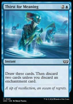 Thirst for Meaning - Commander: Duskmourn: House of Horror (Common) [129]