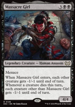 Massacre Girl - Commander: Duskmourn: House of Horror (Rare) [146]