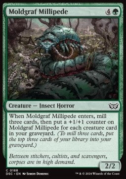Moldgraf Millipede - Commander: Duskmourn: House of Horror (Common) [188]