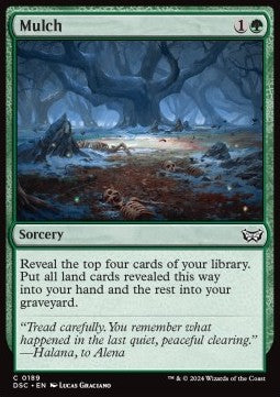 Mulch - Commander: Duskmourn: House of Horror (Common) [189]