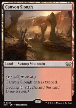 Canyon Slough - Commander: Duskmourn: House of Horror (Rare) [266]