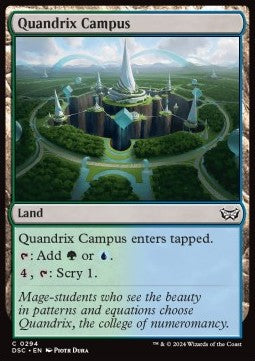 Quandrix Campus - Commander: Duskmourn: House of Horror (Common) [294]