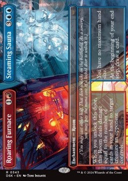 Roaring Furnace // Steaming Sauna - Duskmourn: House of Horror: Extras (Rare) [343]