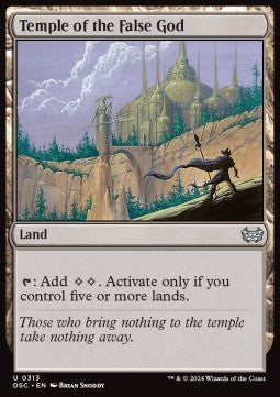 Temple of the False God - Commander: Duskmourn: House of Horror (Uncommon) [313]