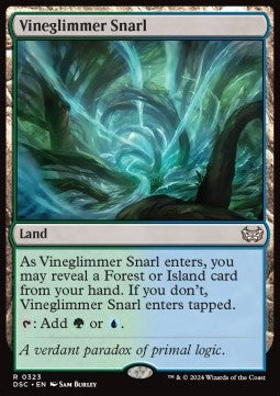 Vineglimmer Snarl - Commander: Duskmourn: House of Horror (Rare) [323]