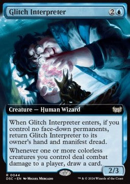 Glitch Interpreter - Commander: Duskmourn: House of Horror: Extras (Rare) [44]