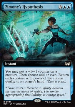 Zimone's Hypothesis - Commander: Duskmourn: House of Horror: Extras (Rare) [46]