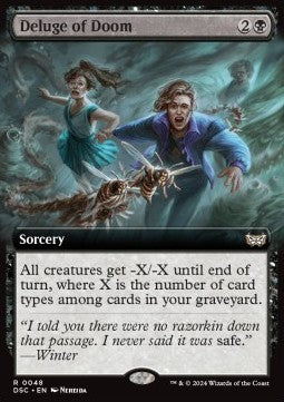 Deluge of Doom - Commander: Duskmourn: House of Horror: Extras (Rare) [48]