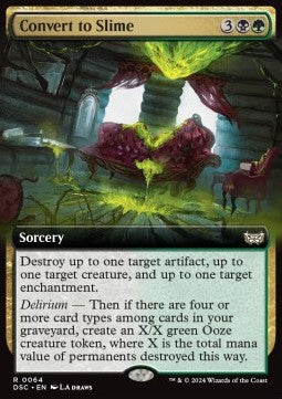 Convert to Slime - Commander: Duskmourn: House of Horror: Extras (Rare) [64]