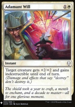 Adamant Will - Mystery Booster 2 (Common) [2]