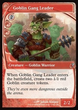 Goblin Gang Leader - Mystery Booster 2 (Uncommon) [144]