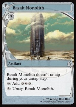 Basalt Monolith - Mystery Booster 2 (Uncommon) [MB2-217]
