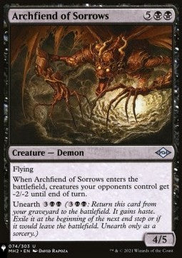 Archfiend of Sorrows - Mystery Booster 2: Reprints from Across Magic's History (Uncommon)
