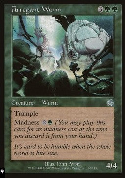 Arrogant Wurm - Mystery Booster 2: Reprints from Across Magic's History (Uncommon)