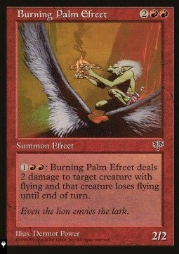 Burning Palm Efreet - Mystery Booster 2: Reprints from Across Magic's History (Uncommon)