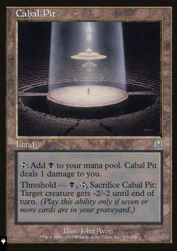 Cabal Pit - Mystery Booster 2: Reprints from Across Magic's History (Uncommon)