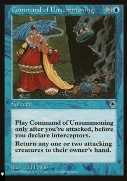 Command of Unsummoning - Mystery Booster 2: Reprints from Across Magic's History (Uncommon)