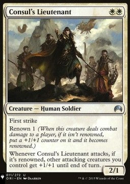 Consul's Lieutenant - Mystery Booster 2: Reprints from Across Magic's History (Uncommon)