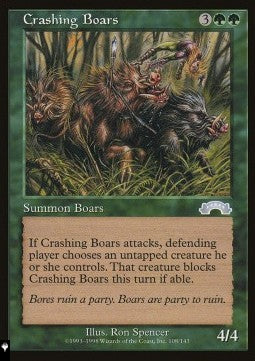 Crashing Boars - Mystery Booster 2: Reprints from Across Magic's History (Uncommon)